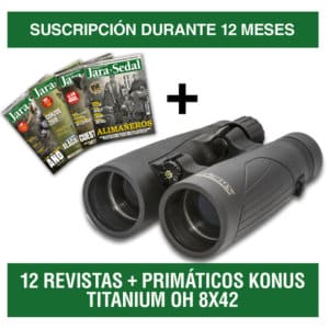 Suscripción 12 meses Jara y Sedal + Prismáticos
