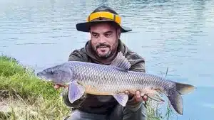 Pescan un barbo de 4 kilos en Sevilla utilizando un pepinillo del Mercadona como cebo