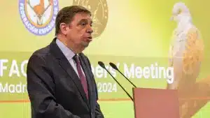 Luis Planas durante su intervención.