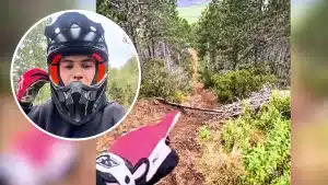 Motorista campo a través