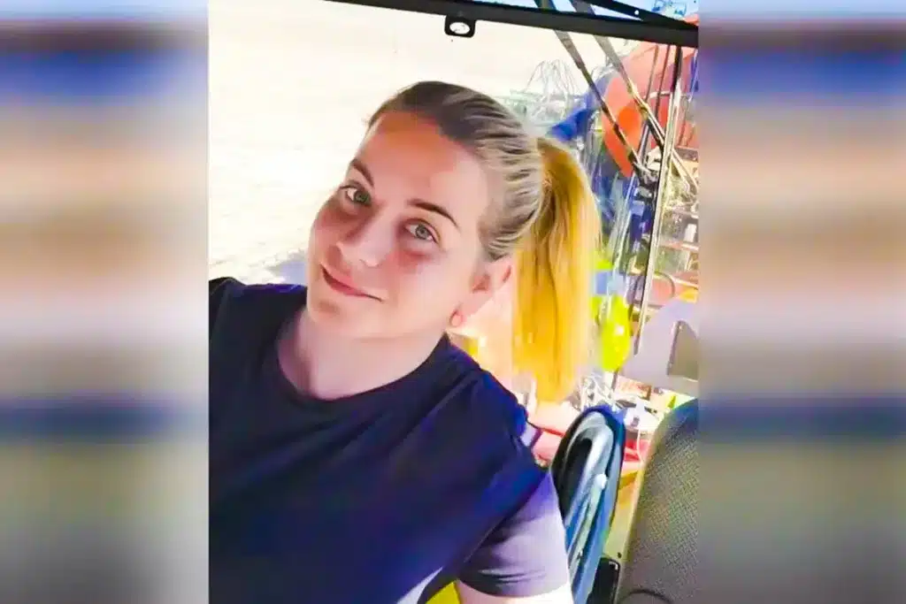 La joven en Australia. © TikTok