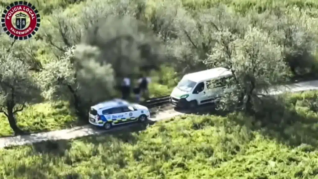 Policía Valdemoro dron vertidos
