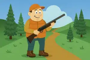 Cinco etapas cazador