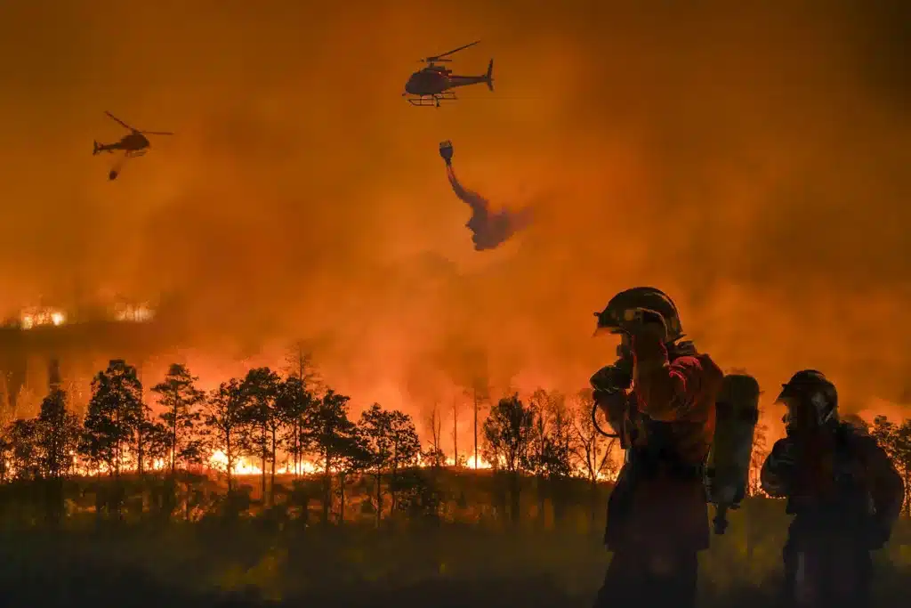 Bomberos incendio